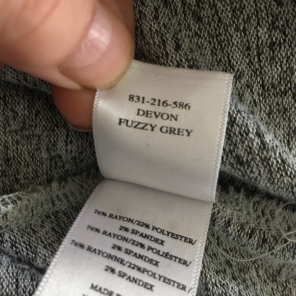 RAILS Devon Fuzzy Grey Jogger Sweat Pants L - Picture 5 of 5